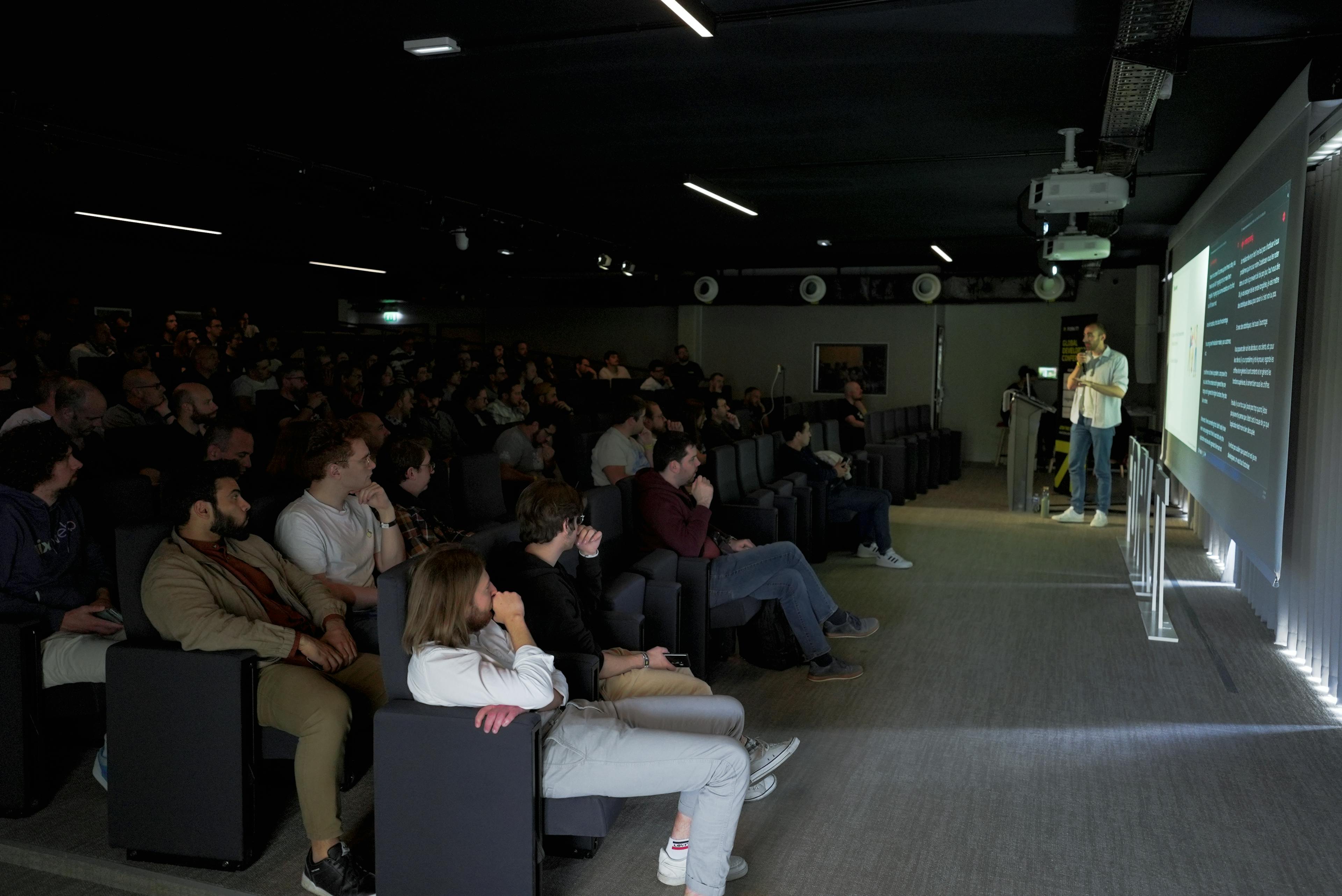 Main stage during a conference